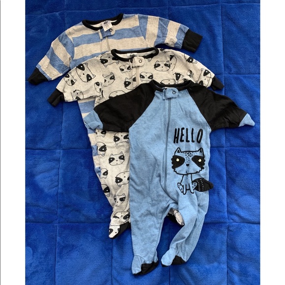 Zippered Footie Pj’s (Set of 3) - Picture 1 of 2